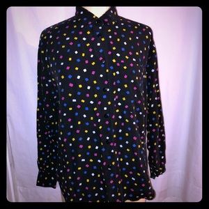 Vintage Confetti Button Down